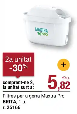 BonpreuEsclat Brita Filtres per a gerra Maxtra Pro oferta