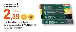 BonpreuEsclat starbucks café en cápsules oferta