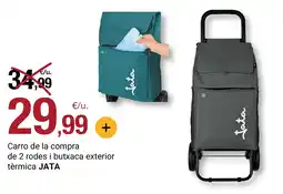 BonpreuEsclat Jata carro de la compra de 2 rodes i butxaca exterior tèrmica oferta