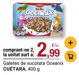 BonpreuEsclat Cuétara Galetes de xocolata Oceanix oferta