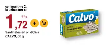 Calvo sardinetes en oli d'oliva