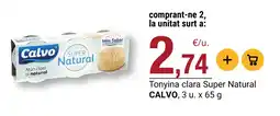 BonpreuEsclat Calvo tonyina clara super natural oferta