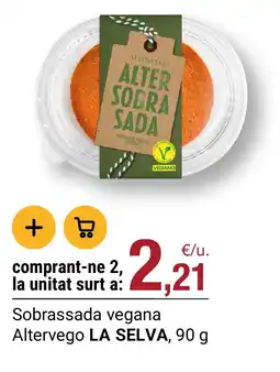 BonpreuEsclat Altervego sobrassada vegana oferta