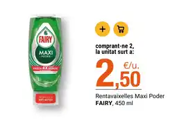 BonpreuEsclat Fairy rentavaixelles maxi poder oferta