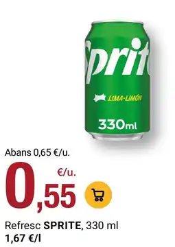BonpreuEsclat Sprite lima-limón oferta