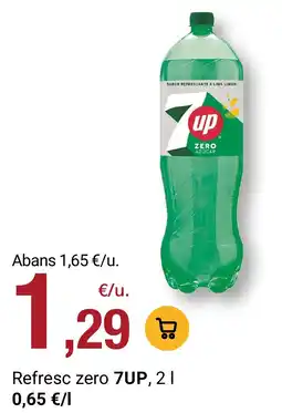 BonpreuEsclat Refresc zero 7UP oferta