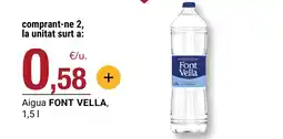 BonpreuEsclat Aigua Font Vella oferta