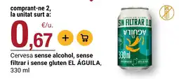 BonpreuEsclat El Águila cervesa sense alcohol oferta