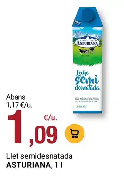 BonpreuEsclat Asturiana llet semidesnatada oferta