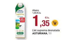 BonpreuEsclat Asturiana llet suprema desnatada oferta