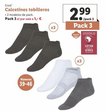 Lidl Crivit Calcetines tobilleros oferta