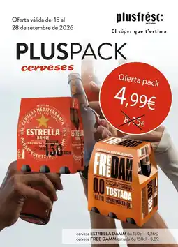 Plusfresc Estrella damm - cervesa oferta