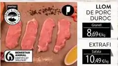 Plusfresc Duroc - llom de porc duroc oferta
