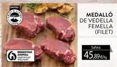 Plusfresc Medallo de vedella femella oferta
