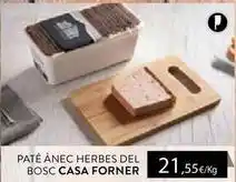 Plusfresc Casa forner - paté anec herbes del bosc oferta