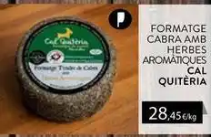 Plusfresc Queserías cerraleña - formatge cabra amb herbes aromatiques oferta