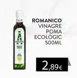 Plusfresc Romanico - vinagre poma ecológico oferta