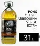 Plusfresc Pons quimicas - oli sel. arbequina verge extra oferta