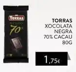 Plusfresc Torras - xocolata negra 70% cacau oferta