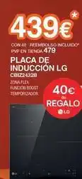 Expert Lg - placa de induccion cb122432b oferta