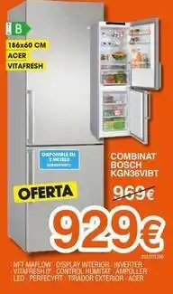 Expert Bosch - combinat kgn36vibt oferta
