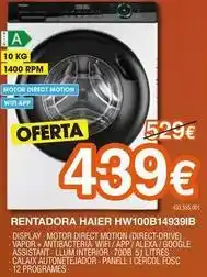 Expert Haier - rentadora hw100b14939ib oferta