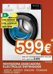 Expert Electrolux - rentadora assecadora w7w74943eb oferta