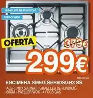 Expert Smeg - encimera smeg ser60sgh3 ss oferta