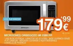Expert Orbegozo - microones mi 2580 pr oferta