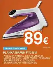 Expert Braun - planxa fi7215vi oferta