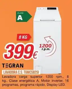 Expert Tegran - lavadora c.s. tgmcs8251 oferta
