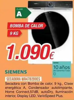 Expert Siemens - secadora wr47b2does oferta