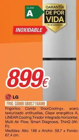 Expert Lg - frig combi cbb571.6amb oferta