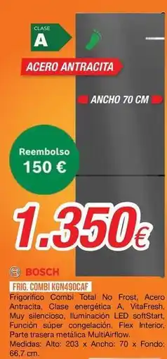 Expert Bosch - frigorifico combi kgm90cat oferta
