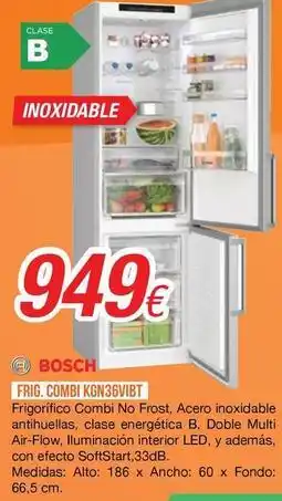 Expert Bosch - frigorifico combi kn36viett oferta