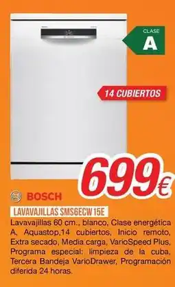 Expert Bosch - lavavajillas sms66cw15e oferta