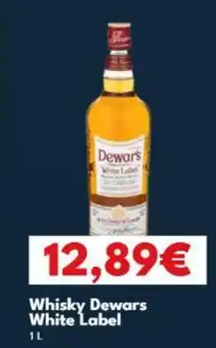 Cash Unide Dewar's - whisky white label oferta