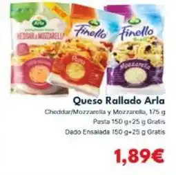 Cash Unide Arla - queso rallado oferta