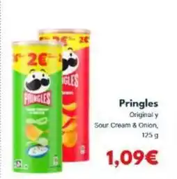 Cash Unide Pringles - original y sour cream & onion oferta