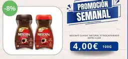 Cash Jesuman Nescafé - classic natural o descafeinado oferta