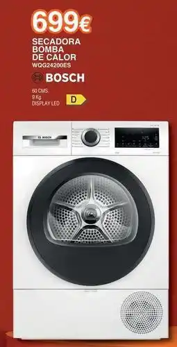 Expert Bosch - secadora bomba de calor wqg24200es oferta