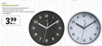 Lidl Auriol Reloj de pared oferta