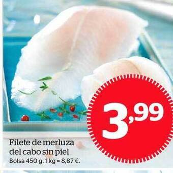 La Sirena Filete De Merluza Del Cabo Sin Piel oferta