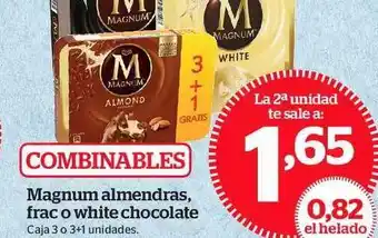 La Sirena Magnum Almendras Frac O White Chocolate oferta