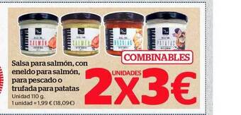 La Sirena Salsa Para Salmón Con Eneldo Para Salmón Para Pescado O Trufada Para Patatas oferta