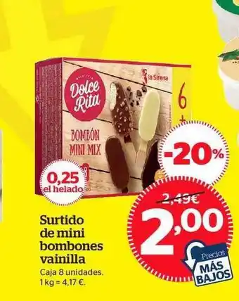 La Sirena Surtido De Mini Bombones Vainilla 1kg oferta