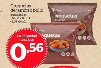 La Sirena Croquetas De Jamón O Pollo 385g oferta