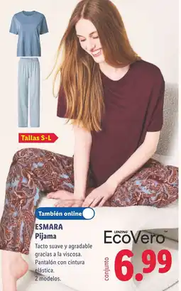 Lidl Esmara Pijama oferta