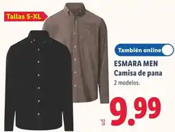 Lidl Esmara Men Camisa de pana oferta