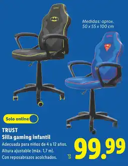Lidl Trust silla gaming infantil oferta